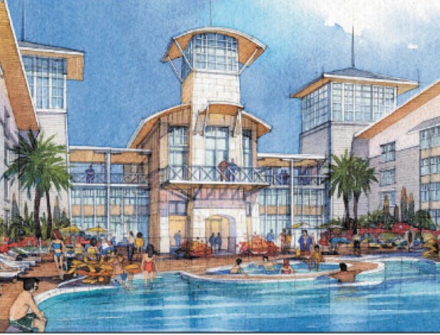 Caretta Dunes would consist of two five-story buildings with 80 condos. The project began in 2005 as Beach Crystal, a four-story, 64-condo complex in Crystal Beach.