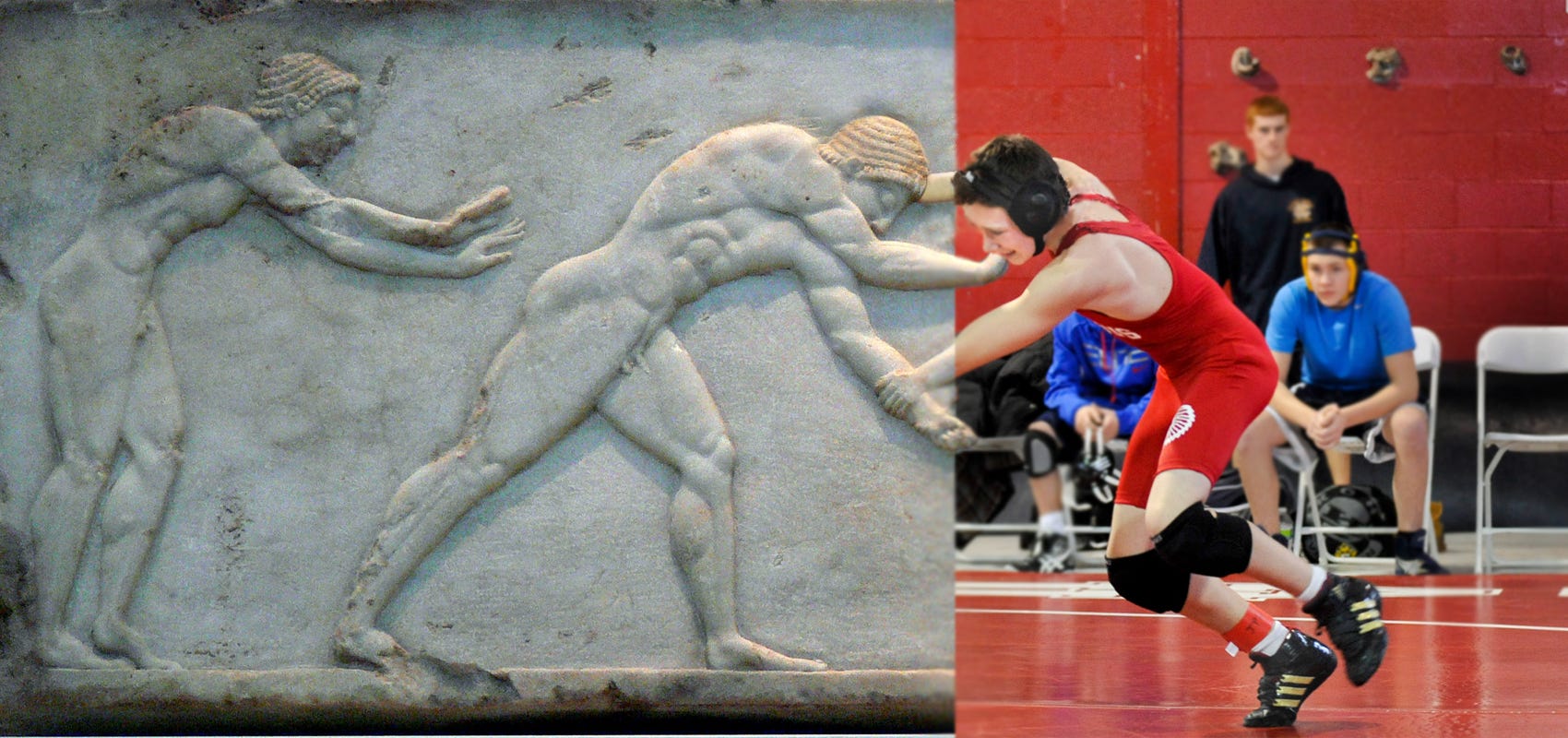 Ancient Olympic Games Wrestling