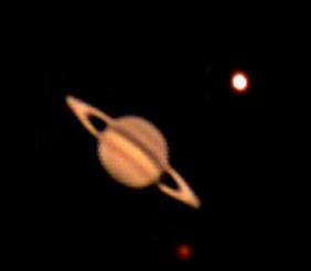 Ross Rossetti, an aviation major at Bridgewater State College, took this photo of Saturn earlier this month.