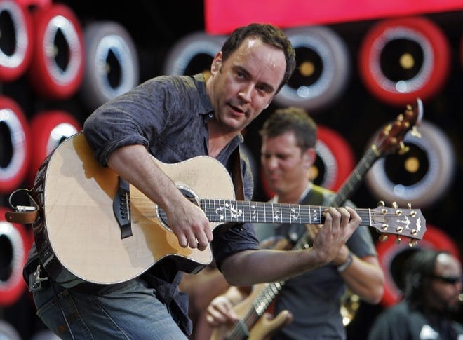 **FILE**Dave Matthews Band performs during the Live Earth concert at Giants Stadium,on July 7, 2007 in East Rutherford, N.J.