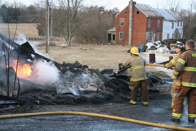 The Franklin County fire marshal is still investigating the cause of a barn fire at 4987 Guitner Road in Hamilton Township early Thursday morning.