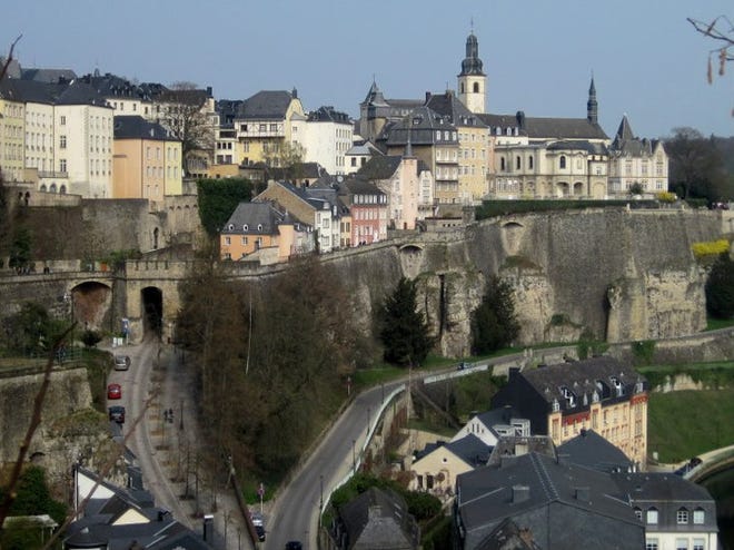 The heart of Luxembourg City is a fascinating multilayer complex of moats, bridges, narrow alleys and medieval fortifications -- no surprise that it's the birthplace of small and complex Luxemburgerli Macarons.
