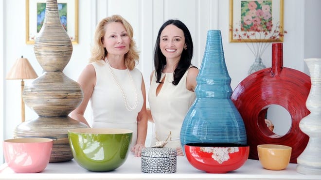 Margarita Allinson and her daughter, Amanda Van Voorhees, are partners in a home furnishings and accessories business called A Lacquer Piece.