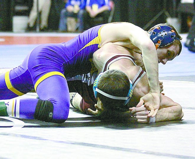 Bronson's Hunter Machus took fifth place at 125. Dia Massey Photo