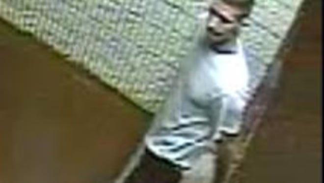 Greenacres Police are looking for this man in connection with a burglary.