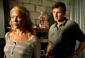 Laurie Holden and David Morrissey | Photo Credits: Gene Page/AMC