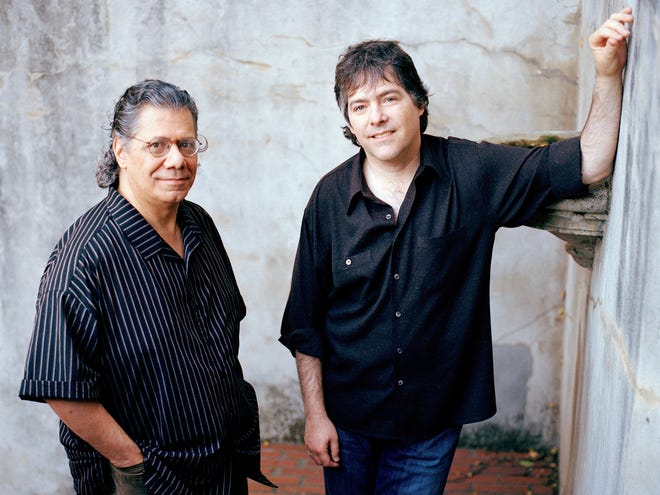 Chick Corea and Bela Fleck perform Wednesday at the Phillips Center in Gainesville. (Photo courtesy of Jay Blakesberg)