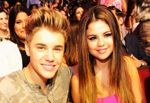 Justin Bieber and Selena Gomez | Photo Credits: Kevin Mazur/WireImage
