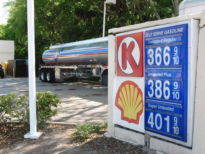 This Circle K/Shell station at 3664 Nova Road in Port Orange had one of the lowest prices for gasoline in the Volusia-Flagler area on Thursdasy — $3.66 per gallon for regular unleaded.