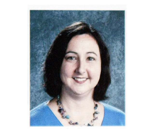 Teacher Amanda Lawrence is shown in this 2012 Havelock High School annual photograph