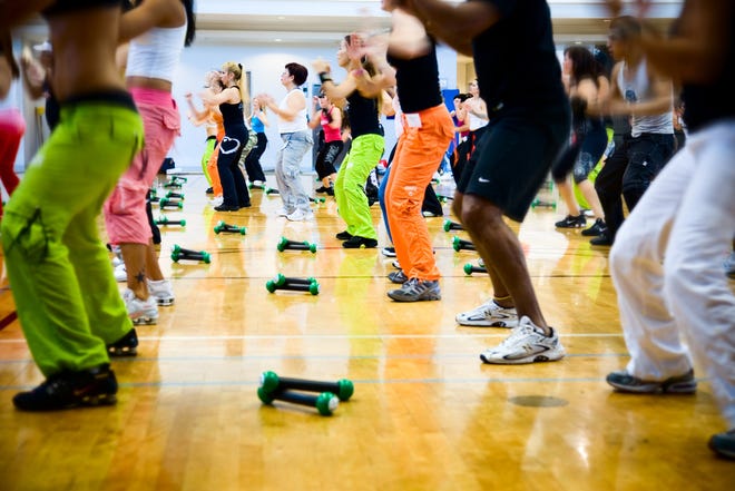 Zumba is offered to the public Saturdays through April 20 at Herrick District Library (main branch).