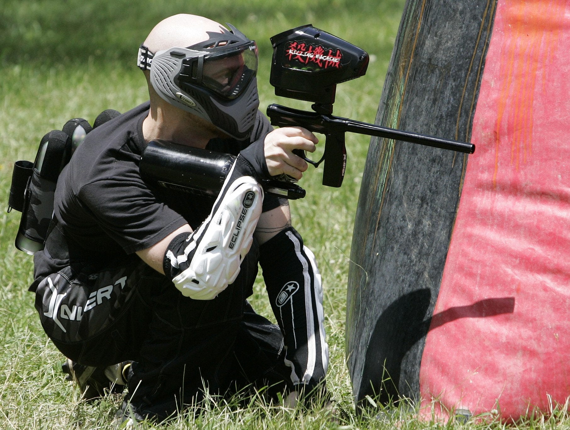 TALK $#! NEW Paintball Headband GET HIT! 