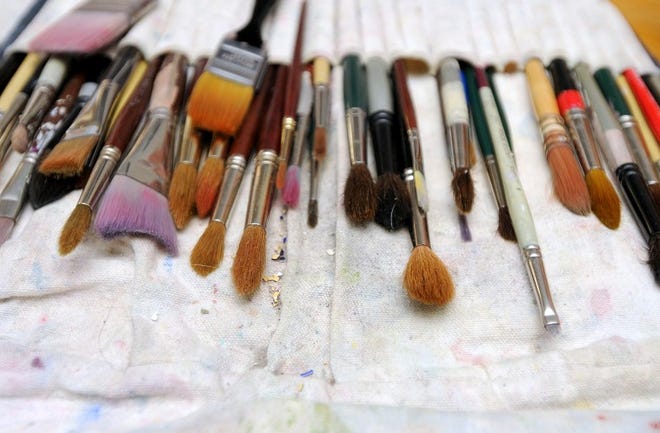 The artist's tools.