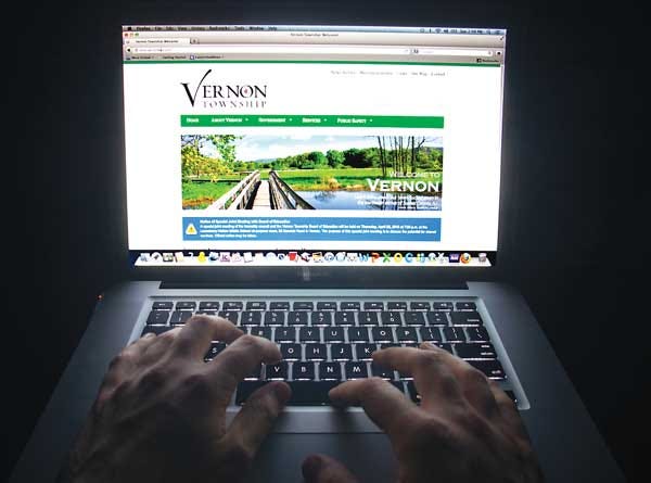 Photo Illustration by Daniel Freel/New Jersey Herald - A Monmouth University study of all New Jersey municipalities that have websites ranked the Vernon Township official website as the highest in Sussex County and at 107th in the state.