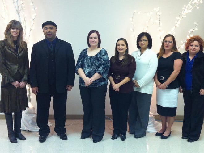 Teachers (from left) Kimberly Bergeron, Torrey Carter, Daffney Ellender, Michelle Louvell, Daisy Alviar, Mary Faucheaux and Janice Boudreaux were honored recently by Phi Delta Kappa’s Bayou Chapter No. 1100 the Terrebonne Parish Teachers of the Year who attended the group’s annual Teacher of the Year reception.
