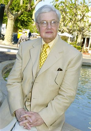 This May 17, 2004 file photo shows Pulitzer Prize winning film critc Roger Ebert at the 57th International Film Festival in Cannes, southern France. The Chicago Sun-Times is reporting that its film critic Roger Ebert died on Thursday, April 4, 2013. He was 70.