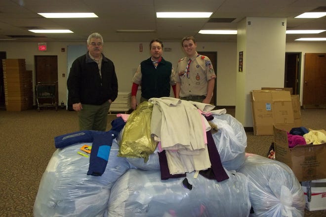 Lanphier High School senior Kody Parrish organized a coat drive for a service project in hopes of earning his Eagle Scout distinction. Kody collected 179 coats for the Salvation Army.