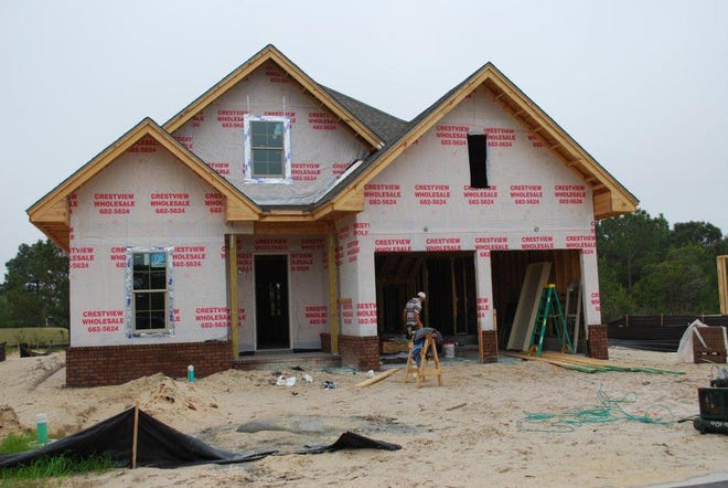 The home of Dorothy Caskey and her husband is currently under construction. They told The Log that "The crossings have exceeded our goals for Florida living."