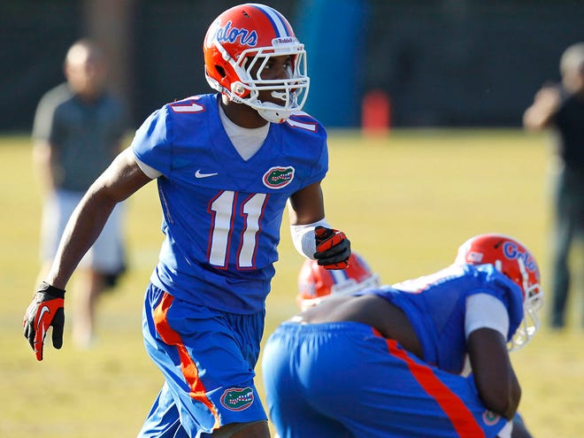 Florida wide receiver Demarcus Robinson (11) has proven to be the real deal during spring practice.