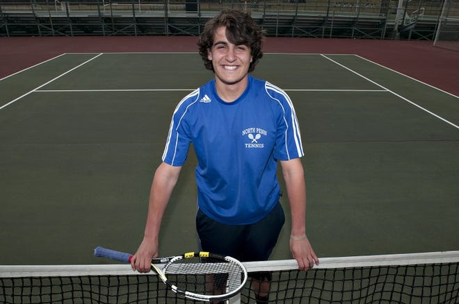 FILE PHOTO - North Penn boys tennis player Mike Buxbaum.