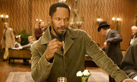 Jamie Foxx stars in Quentin Tarantino's "Django Unchained," the top rental and No. 1 seller.
