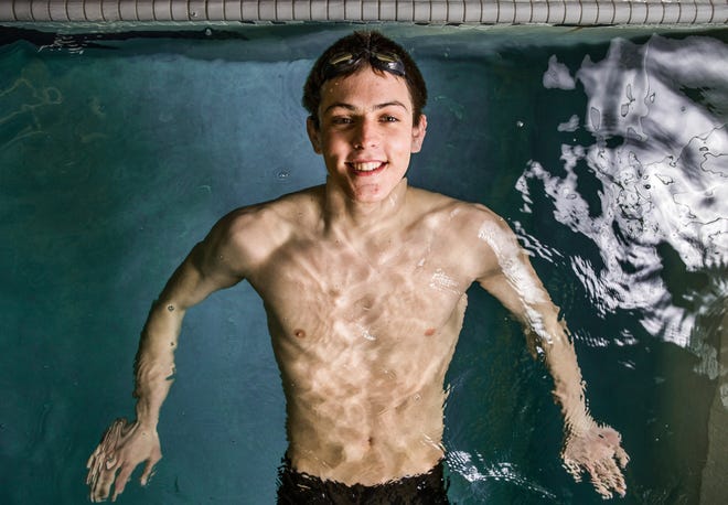 Sacred Heart-Griffin's Ryan Held is the Central State Eight Conference Swimmer of the Year.