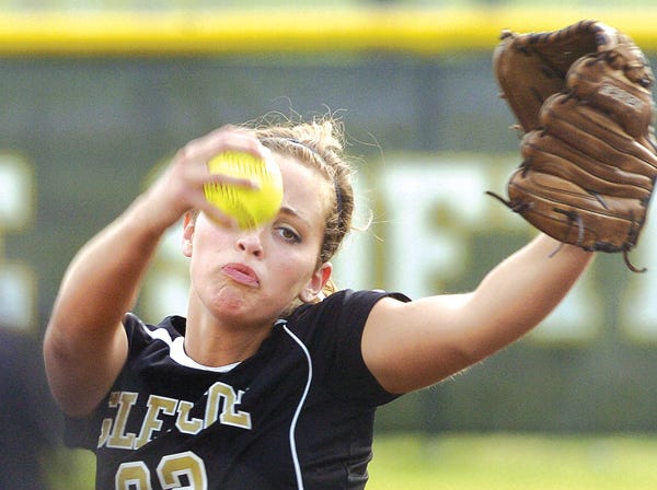 Jordan Sims and Glencoe moved up one position, to No. 2 in Class 3A, in this week's ASWA softball poll