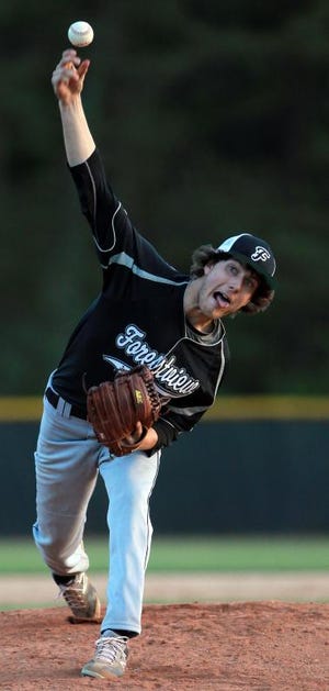 Trey Stallings pitched a one-hitter Thursday but Forestview lost 2-1 to North Gaston.