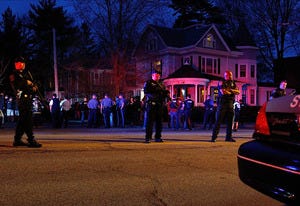 Cambridge, Watertown Massive Police Response | Photo Credits: Jared Wickerham/Getty Images