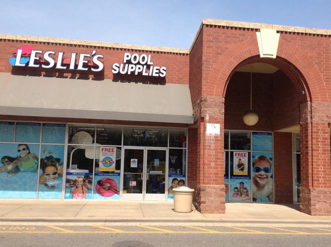 (Photo by Amanda Memrick/The Gazette) Leslie's Pool Supplies is one of three new businesses to open its doors in the Franklin Square area.