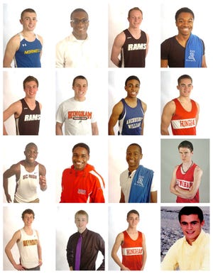 The Patriot Ledger All-Scholastic boys indoor track team for 2013