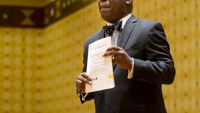Texas Education Commissioner Michael Williams announced a new school accountability system Tuesday.