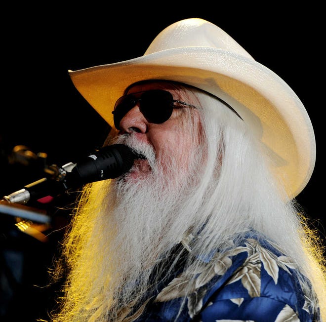 ONTARIO, CA - NOVEMBER 05: Singer/songwriter Leon Russell performs onstage at The Citizens Business Bank Arena on November 5, 2010 in Ontario, California. (Photo by Kevin Winter/Getty Images) ORG XMIT: 105238915