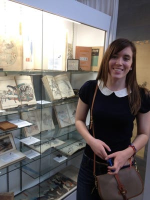Isabelle enjoys the Antiquarian Book Fair in New York City, where the average item cost $30,000.