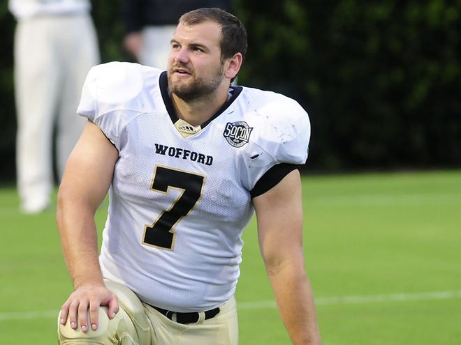 Eric Breitenstein, Wofford's all-time leading rusher, will attend the 
Panthers' mini-camp on May 9.