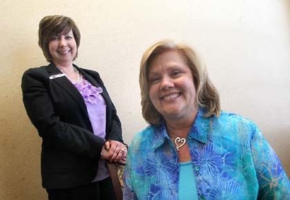 Janice Phillips, front, was named the Administrative Professional of the Year.
