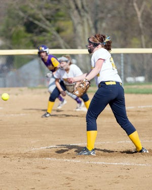 The Hillsdale High School softball team dropped both games of Tuesday's doubleheader with the Blissfield Royals. Jim Drews photo