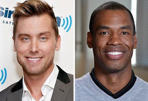 Lance Bass, Jason Collins | Photo Credits: Cindy Ord/Getty Images; Eric McCandless/ABC via Getty Images