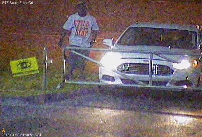 Police are looking for two men who stole a red 2007 Silverado pickup from Gordon Chevrolet.