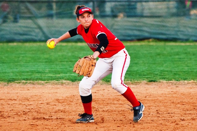Senior infielder Summer Davila has hit 12 home runs for conference-leading South Point this season.