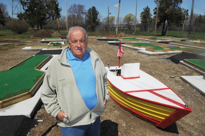 Roger Niccoli is the manager of Buncey's Golf City Par 3 on South Main Street in West Bridgewater. Buncey’s Golf City Inc. has rebuilt the mini-golf course next to its venerable 18-hole course and planned to reopen today.