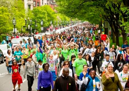 More than 35,000 people are expected on Boston Common on Sunday for the 45th annual Walk for Hunger.