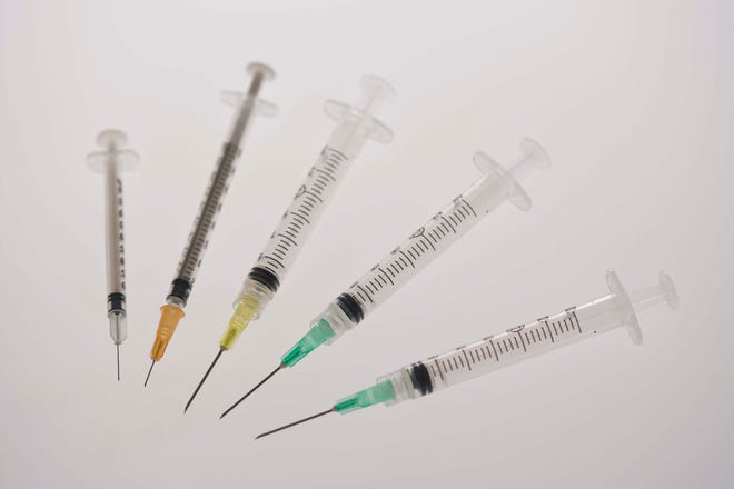 Reports of Weymouth residents finding hypodermic needles have become frequent enough that the police department and Mayor Susan Kay are warning residents to be on the lookout for them and to call police immediately if they spot one.
