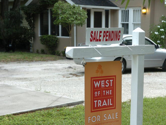 A sign of another home purchase awaiting a close also signals one fewer house on the market. Housing industry analysts say sales could stall because 
there simply won't be any homes available for sale.