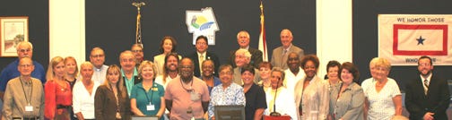 Flagler County's first daytime Citizens Academy were presented diplomas by the County Commission on May 6.