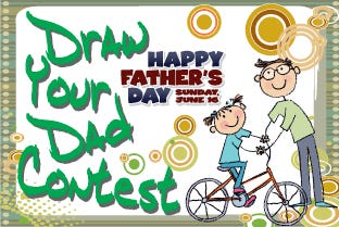 Enter our Draw Your Dad contest!
