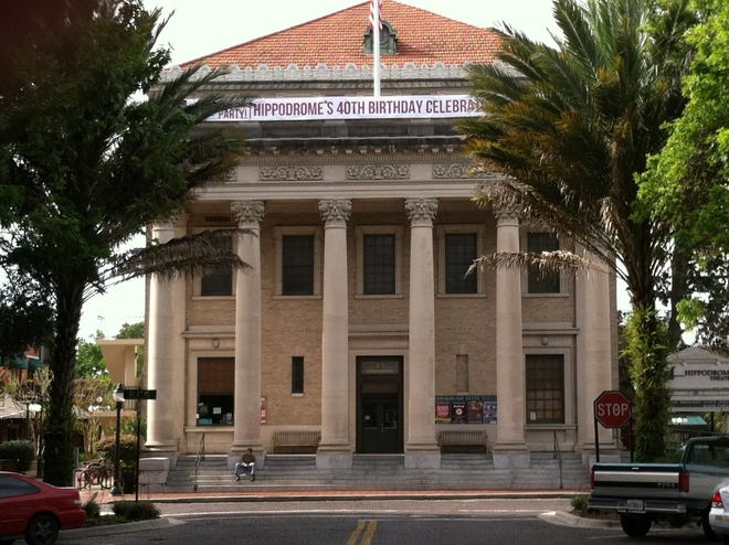 The exterior of the Hippodrome Theatre in downtown Gainesville. (Photo courtesy of the Hippodrome Theatre)