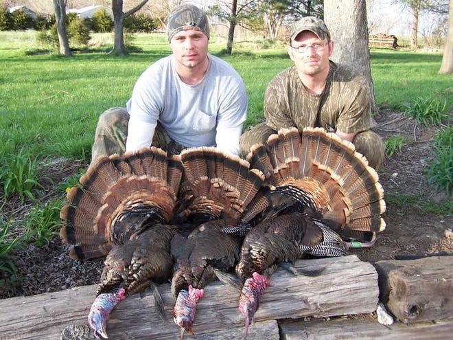 Umbarger, left, grew to love bowhunting over the years. He enjoyed hunting with family and friends and took most of his turkeys in the years leading up to his accident with archery equipment. The treestand accident changed his life forever, but his love for the outdoors is still strong.