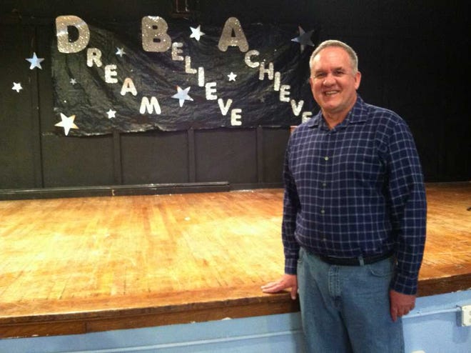 Greg Howard, theater fundraising campaign chair for Lecompton Community Pride, said the organization is hoping to raise $20,000 to restore the theater in the old Lecompton High School building.