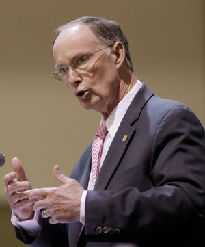 At a Chamber of Commerce breakfast in Montgomery on Monday, Gov. Robert Bentley indicated that he is reviewing the act and is considering sending it back to the Legislature with executive amendments by mid-week (Dave Martin | Associated Press | File)
